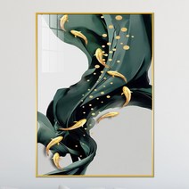 아트블루 풍수에 좋은 그림 황금 잉어 구어도 물고기 액자, 6_구어도_비취배경