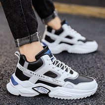 DFMEI 남성화 가죽 냄새 방지 런닝 방수화 중 운동화