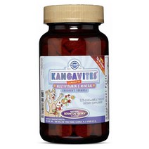 Solgar Kangavites Multivitamin & Mineral Bouncin Berry Flavor 솔가 캉가바이츠 멀티 120츄어블정