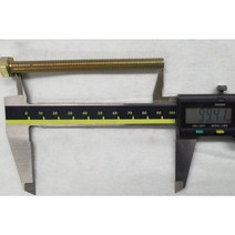 [볼트] 머쉰나사 육각볼트 M10 L100 철 천연색아연도금 6개