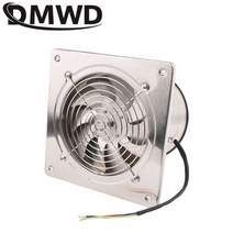 덕트 닥트 자재 45w 6 인치 스테인레스 스틸 배기 팬 부스터 63939 화장실 부엌, 6인치 정사각형