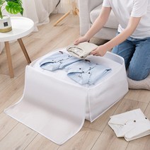 톡톡창고 순백 이불 보관함 정리함 정리 압축팩 옷 빨래 바구니 이불보관, 대