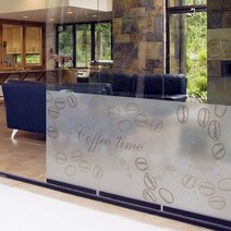 cg122_m-무점착유리시트_빈티지커피원두패턴_글라스시트지