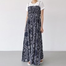 반다나 플레어 나시 원피스