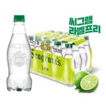 씨그램 라임향 탄산수, 350ml, 48개