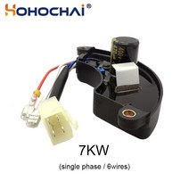 가솔린발전기 소형발전기 이동식발전기 캠핑발전기CQJY 7kw 가솔린 발전기 AVR 자동 전압 레귤레이터 단상, 01 T107A