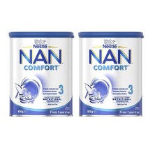 네슬레 난컴포트3 토들러 분유 800g 2병 (호주배송) Nestlé NAN COMFORT 3 Toddler Milk Drink Powder