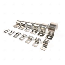 스테인리스 스텐 케이블 전선 와이어 호스 튜브 배관 파이프 벽면 고정 벽고정 U자 새들 클램프 반새들, I 13-14MM, 1개