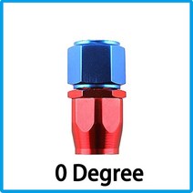 범용 AN4 AN6 AN8 AN10 AN12 알루미늄 오일 연료 스위블 호스 엔드 피팅 어댑터 키트 0 °/45 °/90 °/12, 05 Red blue 0_01 AN4
