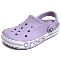 정품 크록스 바야밴드 클로그 샌들 라벤더 남자 여성 슬리퍼 신발 205089-530