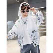 초등생 남아 후드 바람막이 점퍼(G85)