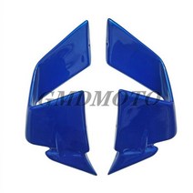 레드 윙렛 BMW S1000RR S1000 RR 윈드실드 윙 페어링 프론트 공기 역학 스포일러, Pearl Blue