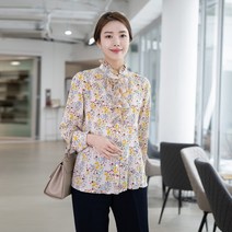 모슬린 엄마옷 장미 블라우스 YBL112293 마담/미시옷/중년여성의류/50대/60대여성옷/빅사이즈