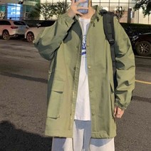 남성 바람막이 점퍼 가을 자켓 남자 야상 사파리 2색