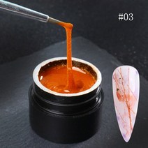 매니큐어 스파이더 젤 네일 아트 드로잉 접착제 6ml 블랙 화이트 라인 웹 와이어 디자인 페인트 광택 UV 옻칠 손톱 폴란드어 BE1615-1, [15] 1922-03
