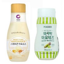 스위트콘 마요소스 +와사비마요네즈 (달콤하고 고소한 맛/톡쏘는 알싸함/가볍게 매콤한 풍미), 상세설명