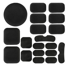 야외 기어 헬멧 액세서리 스폰지 패드 전술 빠른 헬멧 내부 eva 쿠션 패드 후크 스티커, 검은색, 한 사이즈