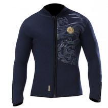 프리다이빙슈트 남자 여자 서핑 잠수 프리다이빙 스킨스쿠버 수상스키 슈트 다이버 웻슈트 잠수복 프리다이빙 수영슈트 5mm 다이빙 슈트 다이빙 잠수복 재킷 남성용 네오프렌 재킷, 5mm 슈트, s