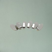 리빙맘 스텐 무타공 액자 벽고리 접착식 후크 걸이 6p