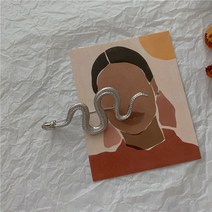 ins 쿨 스타일 개성 양장 장식 고급 금속 뱀 뱃지 패션 옷 장식 핀 넥 핀 여 브로치