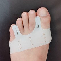 QueenZ 무지외반증 소건막류 엄지 새끼 발가락 분리 교정기 29 흰색, 1set