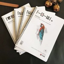 전자칠판 드로잉패드 수채화 종이 패드 드로킹 북 21*28.5cm 두꺼운 그림 스케치북 그리기 학교 미술 용품, 01 Random pattern_01 A4