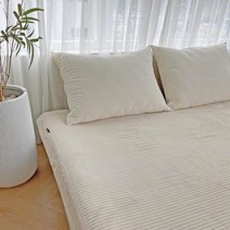 패드랑 정전기 안나는 극세사 양면 모달 계절 침대패드 퀸부터 패밀리사이즈까지, 버터