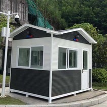 조립식창고 가드 박스 보안 부스 룸 금속 조각 보드 커뮤니티 게이트 라이트 스틸 작은 빌라 이미지 스테이션 센트리