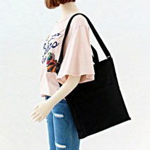 천 토드 미니 캔버스 에코백 가방 숄더 사각 크로스 무지