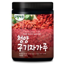 국내 청양 구기자 가루 300g 구기자차 구기자분말, 청양 구기자가루 300gx1통