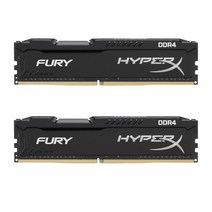 킹스톤 Kingston 데스크탑 오버클럭 PC용 메모리 DDR4-2666(PC4-21300) 4GBx2장 HyperX FURY CL15 1.2V Non-ECC HX426C15FBK28 영구 보증