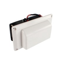 캠핑카 부품 캐러밴 모터홈 트레일러 사이드 에어벤트 팬 12V 캠핑카 환기 RV, 02 WHITE