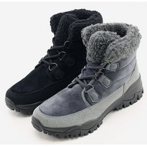 여성 겨울털부츠 발편한방한화 국내제작 미들부츠 그레이 블랙 5cm