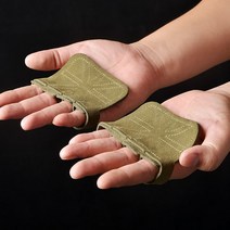 여성 남성 피트니스 가죽 역도 훈련 장갑 손바닥 보호 스포츠 체조 그립 풀업, [02] 2Pcs Green