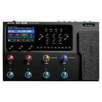 기타이펙터 멀티 이펙터 일렉 페달보드 Valeton GP-200 기타베이스 앰프 모델링 IR 캐비닛 FX 루프 MIDI I/O 식 페달 스테레오 otg로 다중 효과, [01] GP-200