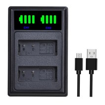 Durapro DMW-BLG10 DMW-BLE9E 1260mAh 배터리 및 LED 듀얼 충전기 파나소닉 LUMIX GF5 GF6 GX7 LX100 GX80 GX85 카메라용 C 타, 05 Only Charger