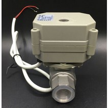 배관용품 tfm15 s2 c 새로운 양방향 ss304 123939 dn15 비례 밸브, dn15 bsp 스레드, dc9v에서 dc24v로, 0v  5v 신호