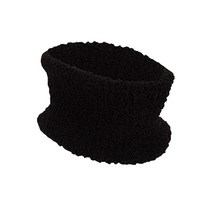 인콘트로 극세사 슬림 넥워머, 블랙