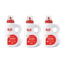 비앤비 유아 섬유 세제 용기형 1500ml X 3개