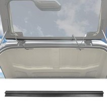 Hoolcar 2008-2022 지프 랭글러 JK JKU JL JLU용 후면 창문 레인 드라이버 홈통 드립 레일 빗물 디플렉터 액세서리 (1.9피트)