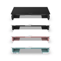 브라보텍 BRAVOTEC EQUALE AP-2002 M-DESK USB 3.0 모니터받침대, 화이트, 1개