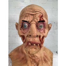 제이슨 Voorhees 마스크 프레디 크루거 공포 영화 무서운 라텍스 할로윈 금요일의 의상 블러디 후드, [03] 파란