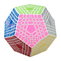 NEW 셩쇼우 9X9X9 페타밍크스 특수 스피드 큐브, 화이트