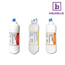 지하수 역삼투압 RO 정수 여과기 석회 석회질 제거 역삼투 정수기 필터 전체 세트, RO 6인치 복합 단방향 3개