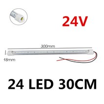 72/108 LED 12V 24V 자동차 인테리어 라이트 바 RV 캠핑카 보트 밴 트럭 트럭 캐 러 밴에 대 한 스위치 독, 01 36 LED 50CM 12V_03 4pcs