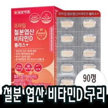 3개월분x1박스 철분제 엽산 비타민B 비타민D 구리 임산부 임신준비 청소년 남성