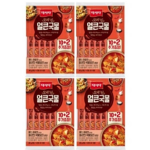 다시다 요리의신 얼큰국물 120g x 4개, 1세트