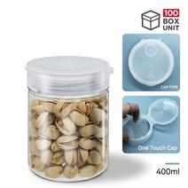 MIR 팜스원형 신형(WIDE캡&원터치캡) 10종 낱개 대량구매, 400ml/원터치캡_화이트, 100개