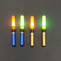 볼락집어등 수중집어등 led집어등 갈치집어등 집어등 2pcs 빛 낚시 BobbeWP5 스틱 LED 빛나는 플로트 밤 (, 02 Green
