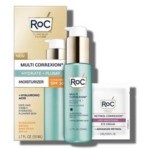 끈적이지않는수분크림 재생 리커버리크림 RoC 멀티 Correxion 히알루론산 안티징일리 페스 모스처라저 Broad 스펙트럼 선스크린 SPF 30 여성 남성 파라벤 프리 스킨 케어, 2_히알루론산 데일리 모이스처라이저